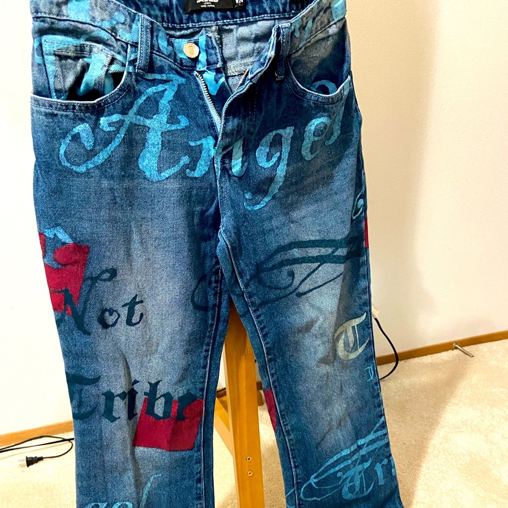 Jaded London Angel design jeans